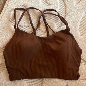 Roasted brown lululemon sports bra